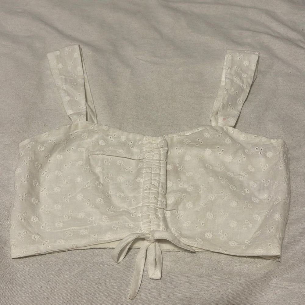 White Princess Polly Cropped Tank size 4